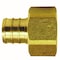 Apollo 3/4 in. Brass PEX Barb x Female Swivel Adapter APXFF3434S - alternate 4